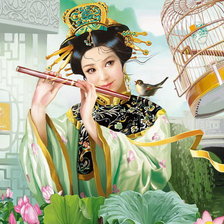 Оригинал схемы вышивки «Женщины мира - Китай» (№134241)