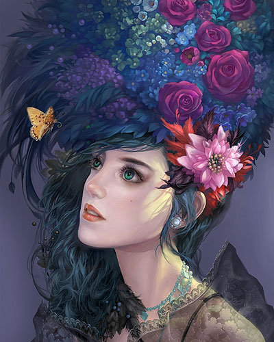 девушка - оригинал