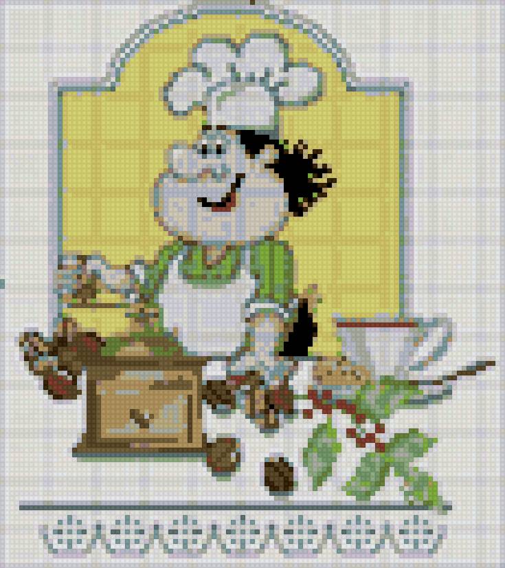 вышивка для кухни - предпросмотр