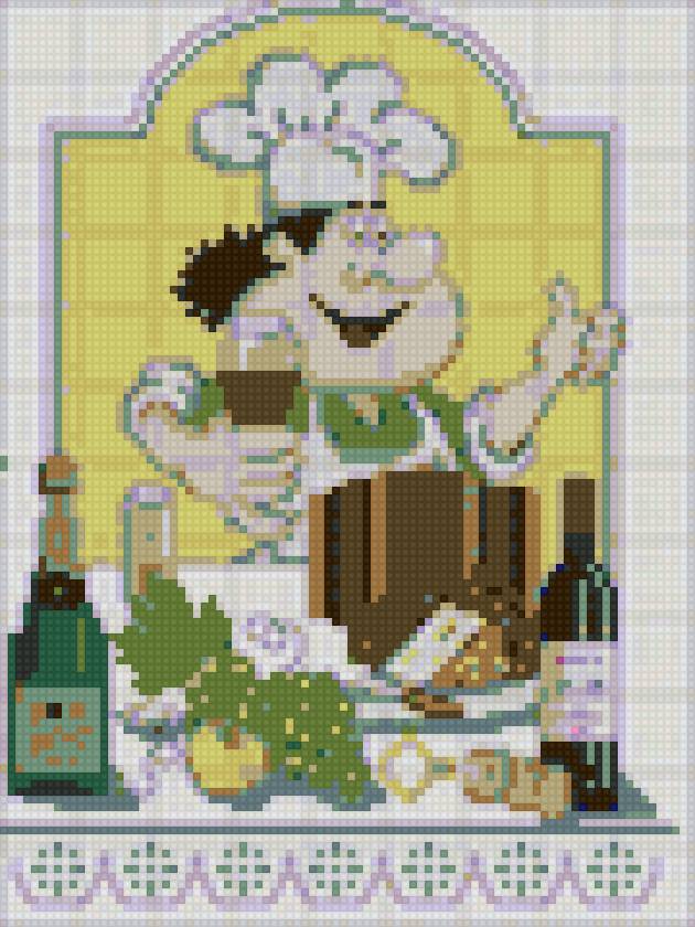 вышивка для кухни - предпросмотр