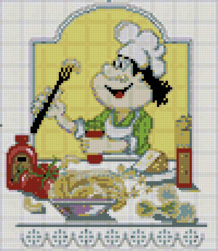 вышивка для кухни - предпросмотр