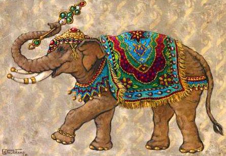 слон - животные, цирк, индия, восток, слоны - оригинал