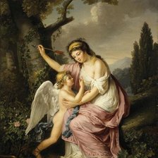 Схема вышивки «купидон»