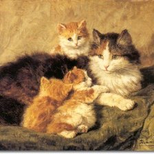 Схема вышивки «Henriette Ronner-Knip»