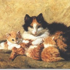 Схема вышивки «Henriette Ronner-Knip»