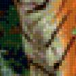 Предпросмотр схемы вышивки «Тигр в зелени» (№135417)
