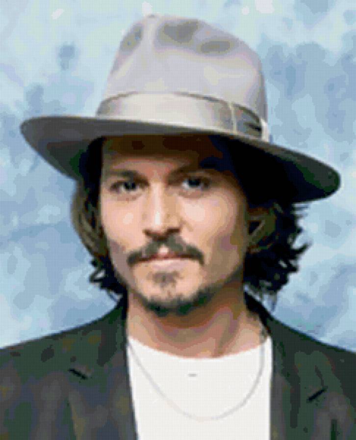 Джонни Депп - актер, пираты карибского моря, портрет - предпросмотр