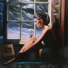 Схема вышивки «Художник Роб Хефферан»