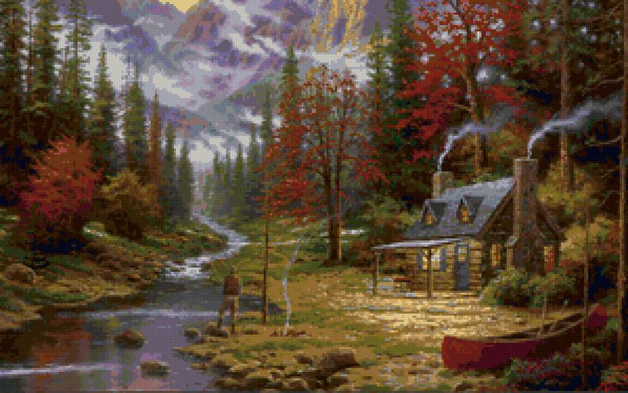 Осенний пейзаж - пейзаж, осень - предпросмотр