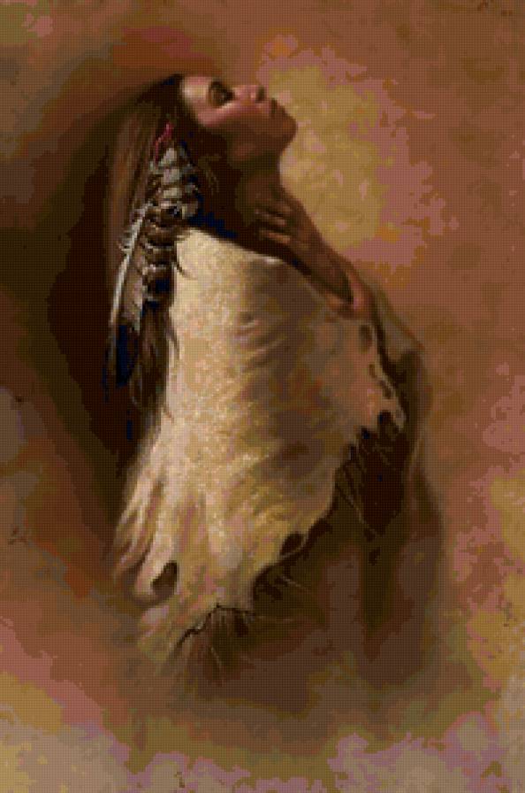 №136212 - девушка, индеанка, индеец - предпросмотр