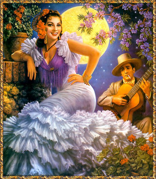 Хесус Хельгуэро - пара, девушка - оригинал