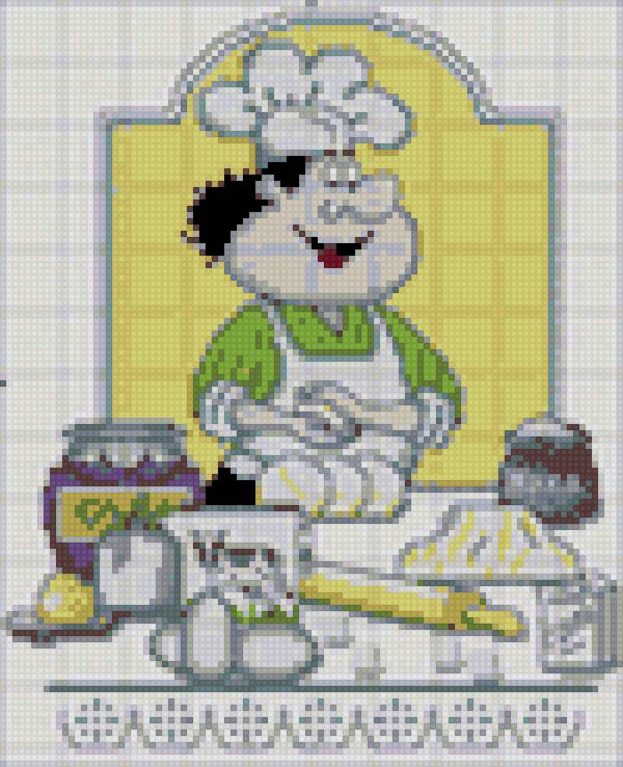 вышивка для кухни - предпросмотр