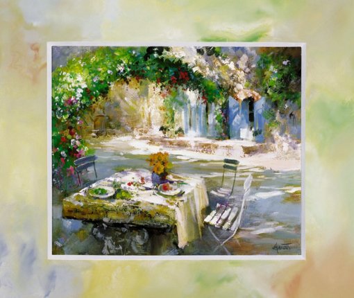 летний сад - двор - оригинал