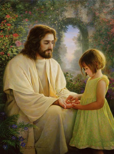 Христос с детьми - характер - оригинал