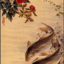 Оригинал схемы вышивки «рыбки» (№137136)