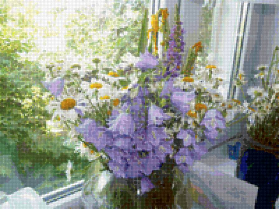 букет - цветы, ромашки, букет.нежность - предпросмотр