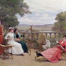 Схема вышивки «ladies»