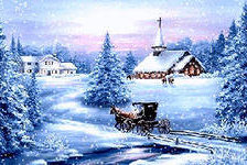 Схема вышивки «зима»