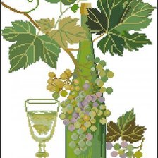 Оригинал схемы вышивки «вино» (№137818)
