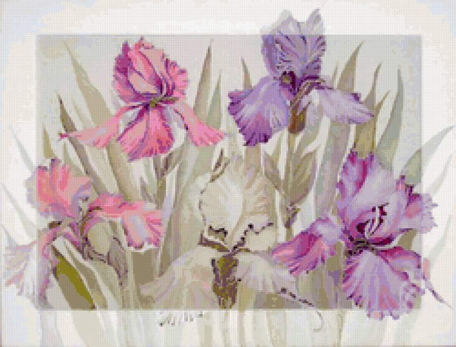 Цветы - цветы, живопись - предпросмотр