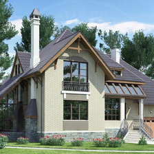 Схема вышивки «Дом мечты»