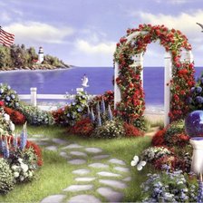 Схема вышивки «Картины Алан Гиана»