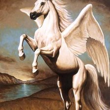 Схема вышивки «конь»