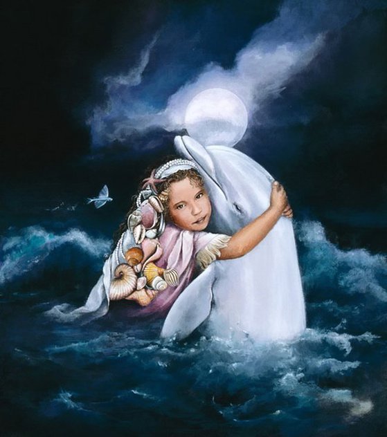 дельфин и русалка - оригинал