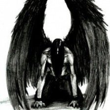 Оригинал схемы вышивки «ангел смерти» (№138392)