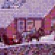 Предпросмотр схемы вышивки «Сиреневый рассвет» (№138637)