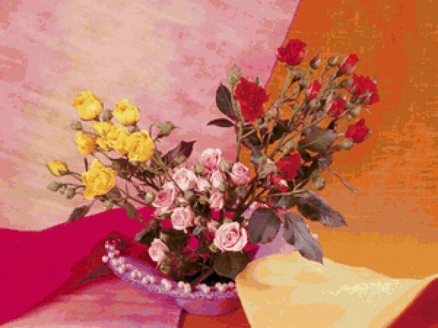 №139102 - розы, букет, цветы - предпросмотр