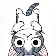 Схема вышивки «Кот»