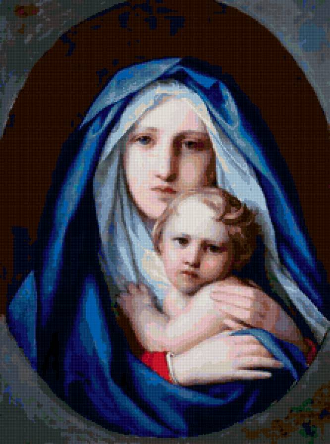 Федор Бруни : Богоматерь с младенцем - мадонна, искуство - предпросмотр