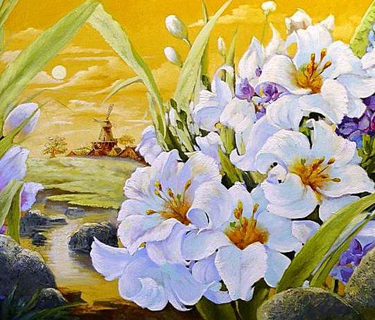 Цветы Голландии - оригинал