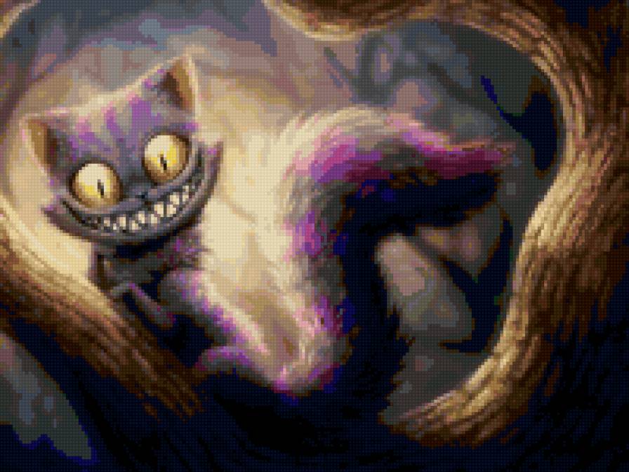 Чеширский кот - чешир - предпросмотр