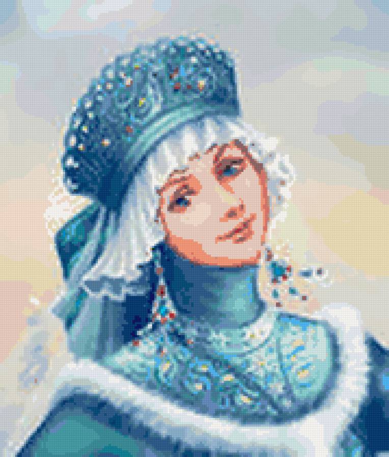 снегурочка - русская красавица, снегурочка, сказка - предпросмотр