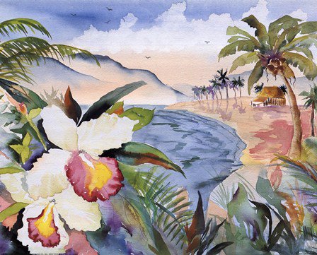 Гавайские орхидеи - оригинал