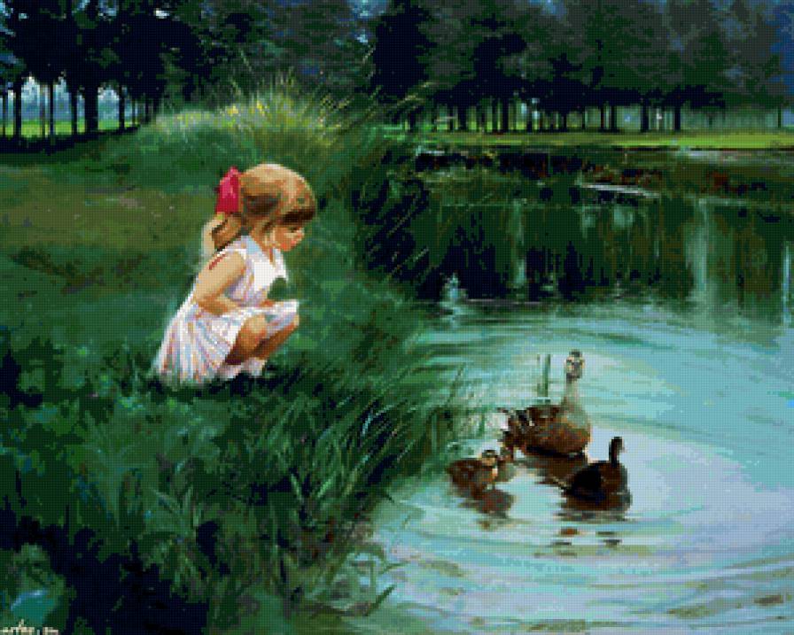 Дональд Золан Картина с ребёнком - предпросмотр