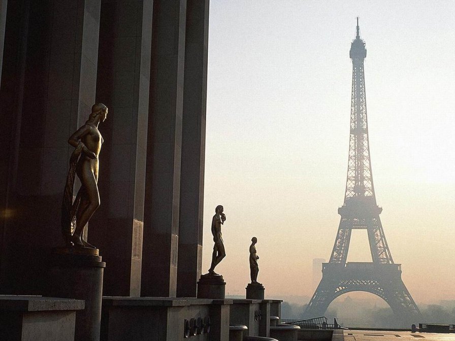 Серия "Париж" Эйфелева башня - париж, эйфелева башня, франция - оригинал