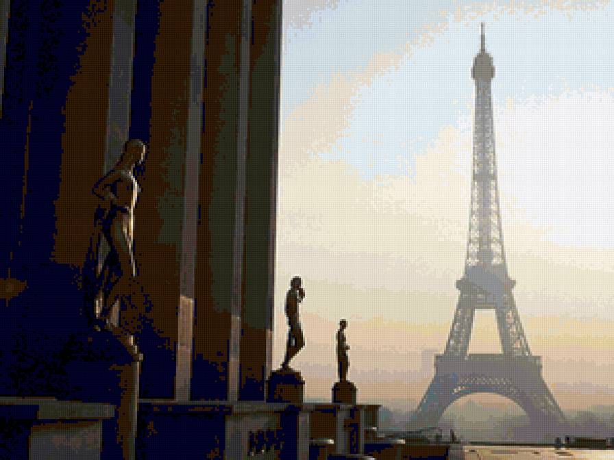 Серия "Париж" Эйфелева башня - франция, эйфелева башня, париж - предпросмотр