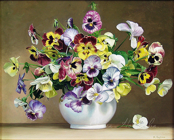 Анютины Глазки - цветы - оригинал