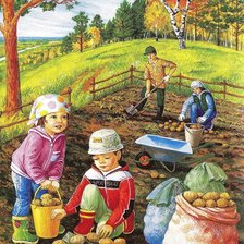 Схема вышивки «Золотая осень»