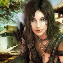 Схема вышивки «Пейзаж фентази»