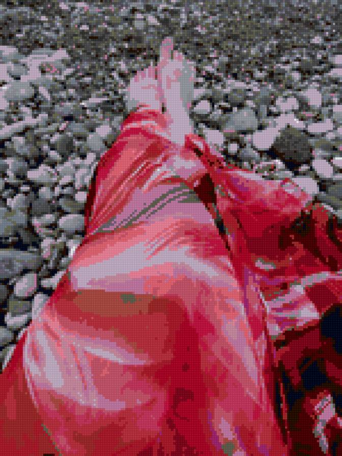 Лето, море, любовь - море, пляж, красный, любовь - предпросмотр