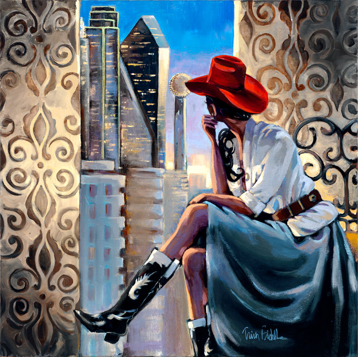 Гламур по Триш Биддл6 - живопись - оригинал