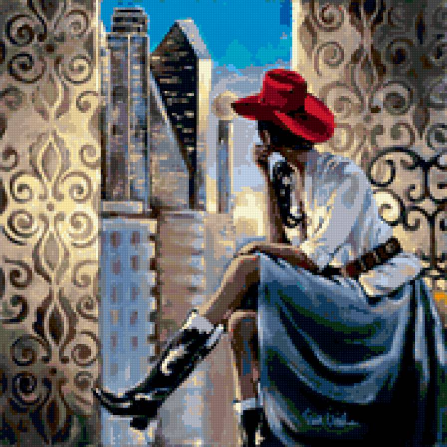 Гламур по Триш Биддл6 - живопись - предпросмотр