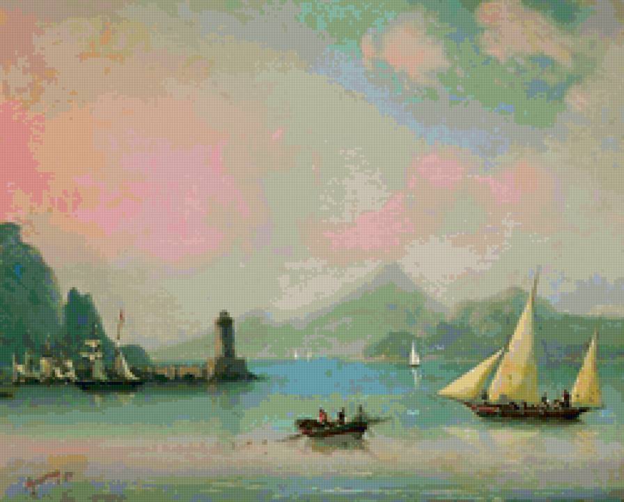 Айвазовский - океан, небо, корабли - предпросмотр