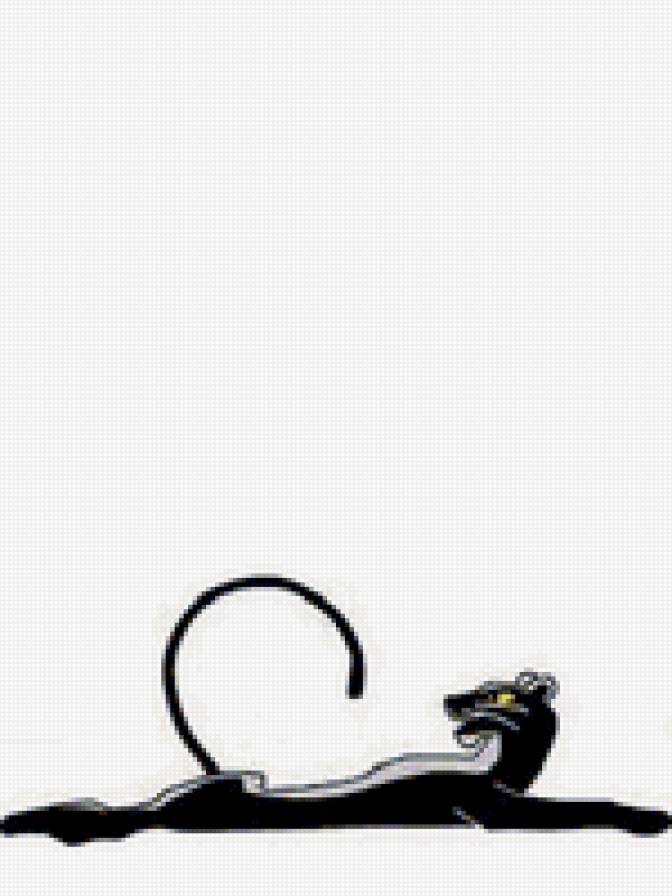 пантерка - лежит пантера - предпросмотр