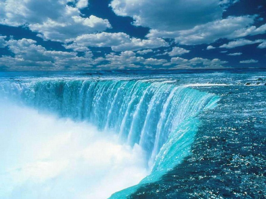 Водопад - водопад, природа, вода - оригинал