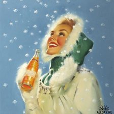 Схема вышивки «девушка»